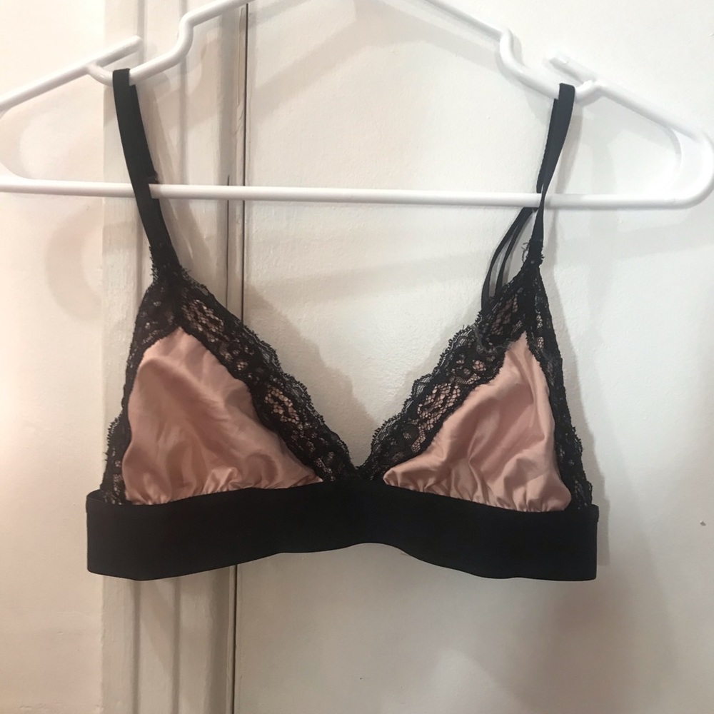 Lace and Silk Bralette